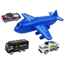Set de joaca LeanToys Police Car Park (Blue/Grey) Thumb