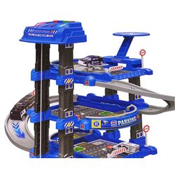 Set de joaca LeanToys Police Four Level Car Park (Blue) Thumb