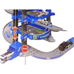 Set de joaca LeanToys Police Four Level Car Park (Blue) Thumb