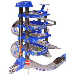 Set de joaca LeanToys Police Four Level Car Park (Blue)