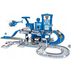 Set de joaca LeanToys Police Town Track (Blue)