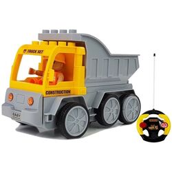 Игровой набор LeanToys Remote Controlled Dumper 7213 (Yellow/Grey)