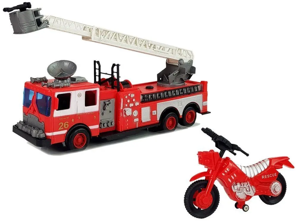 Set de joaca LeanToys Rescue Team (Red) - 5