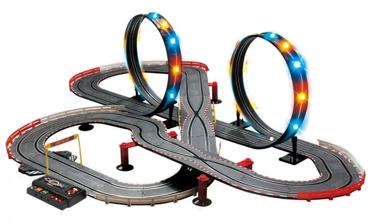 Set de joaca LeanToys Slot Racing 3009 (Black)