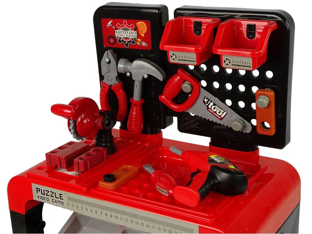 Set de joaca LeanToys Tool Repair (Red/Black)