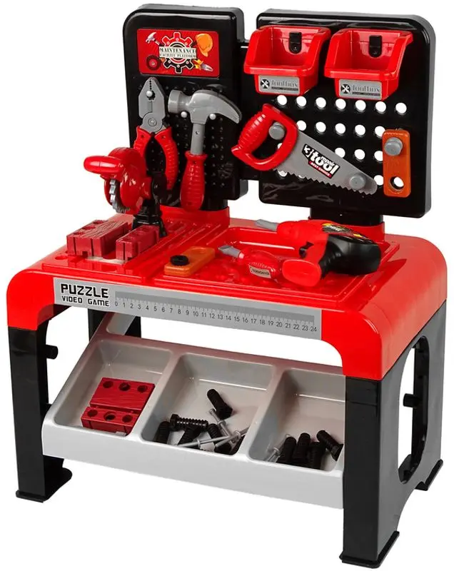 Set de joaca LeanToys Tool Repair (Red/Black)