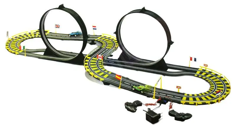 Set de joaca LeanToys Track Racing (Black/Yellow)