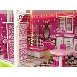 Set de joaca LeanToys Villa Nadia (Light Pink) Thumb