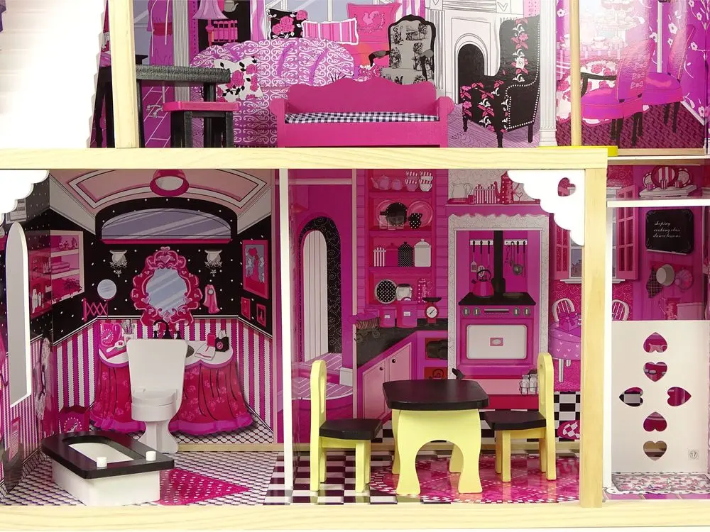 Set de joaca LeanToys Villa Pola (Pink)