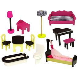 Set de joaca LeanToys Villa Pola (Pink) Thumb