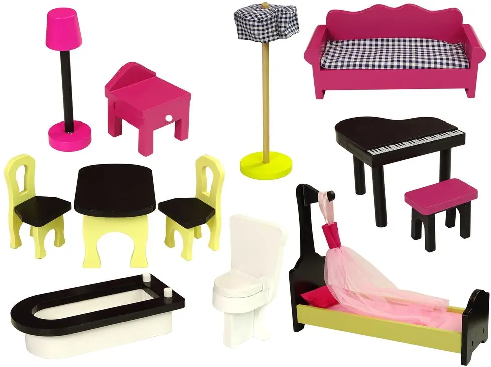 Set de joaca LeanToys Villa Pola (Pink)