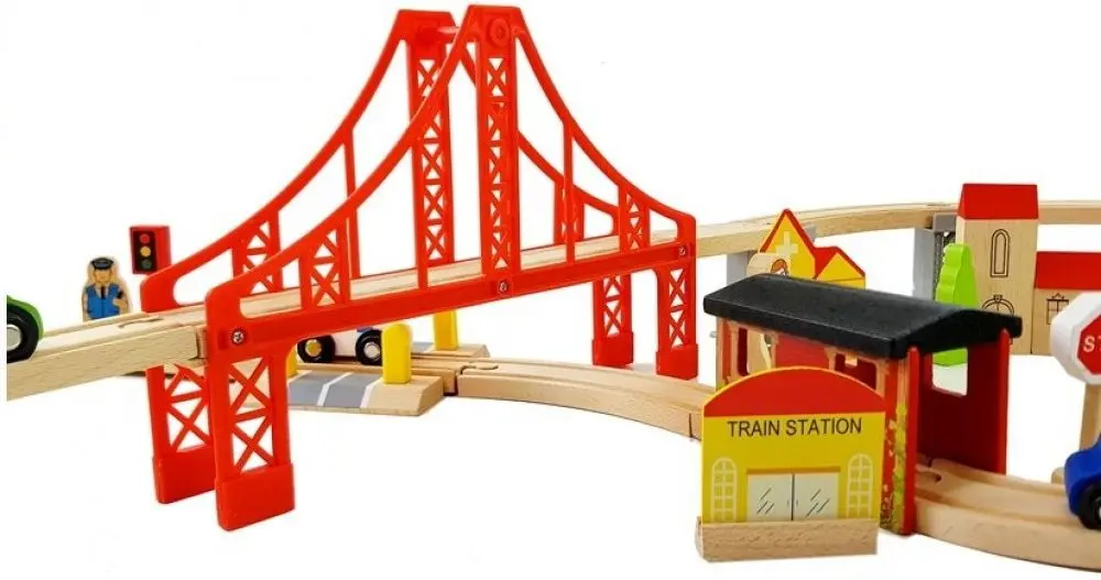 Игровой набор LeanToys Wooden Street Track 5314 - 3