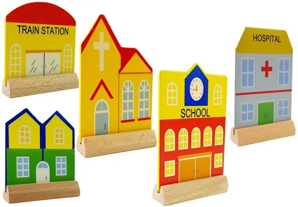 Игровой набор LeanToys Wooden Street Track 5314 - 4