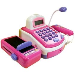 Jucarie casa de marcat LeanToys 4461 (Pink/White) Thumb