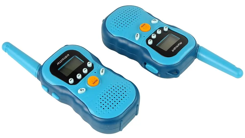 Set radiouri pentru copii LeanToys Walkie Talkies 15680 (Blue)