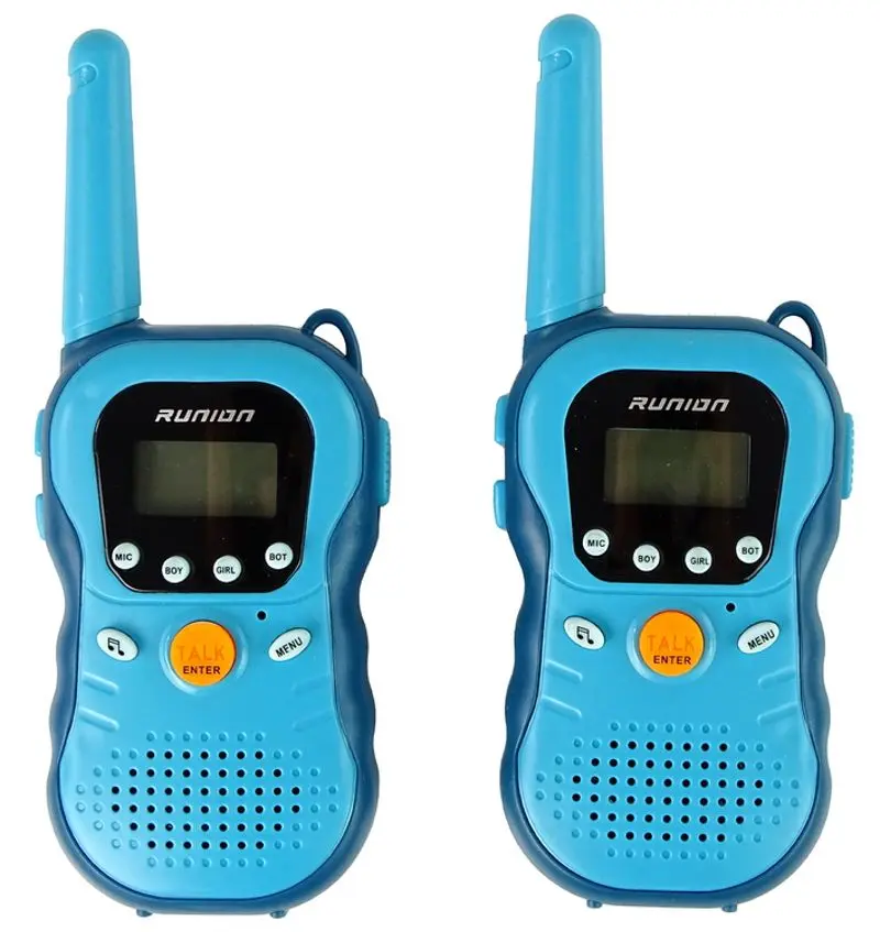 Set radiouri pentru copii LeanToys Walkie Talkies 15680 (Blue)