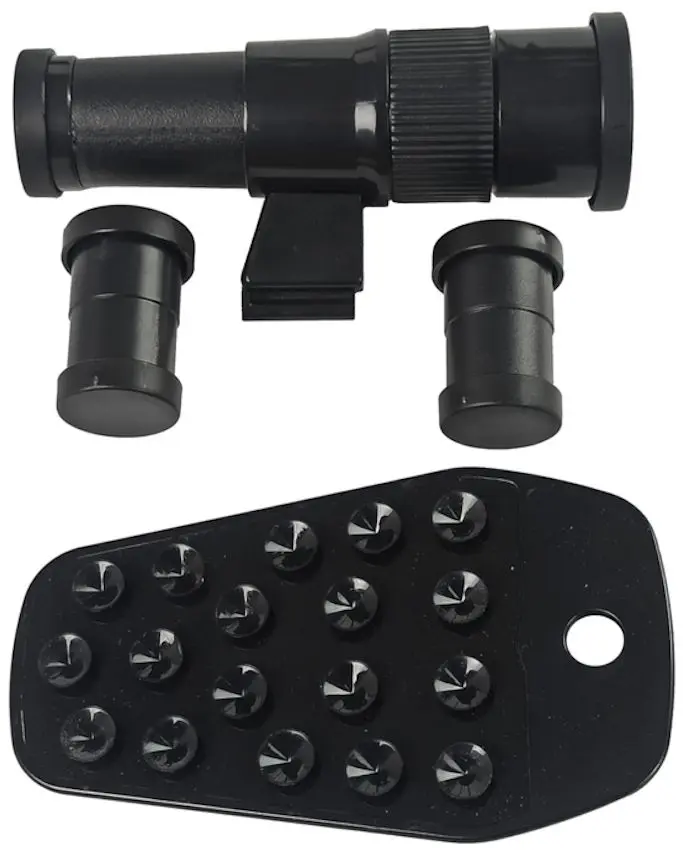 Telescop LeanToys Educational Telescope (Black/Yellow)