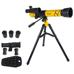 Telescop LeanToys Educational Telescope (Black/Yellow)