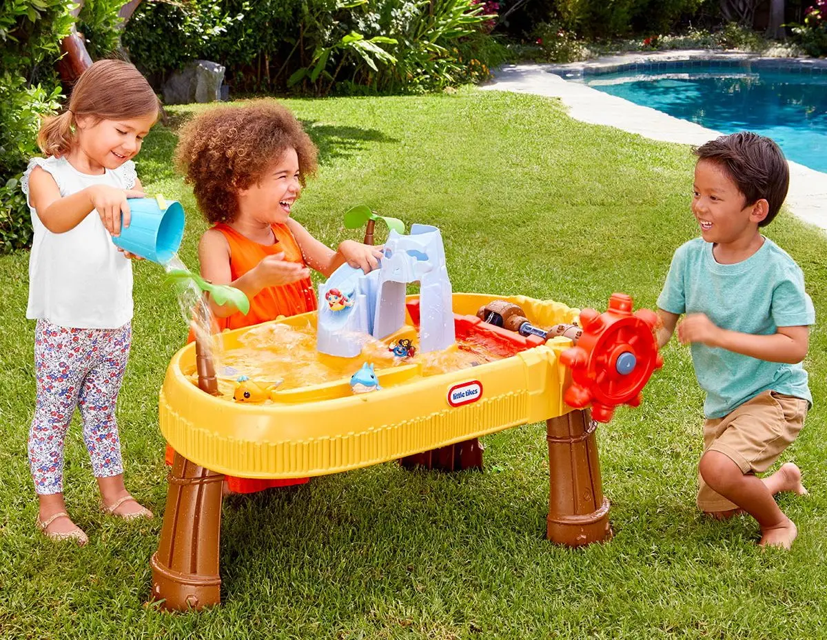 Set de joaca Little Tikes Island Wavemaker Water Table 651359M (Multicolor) - 3