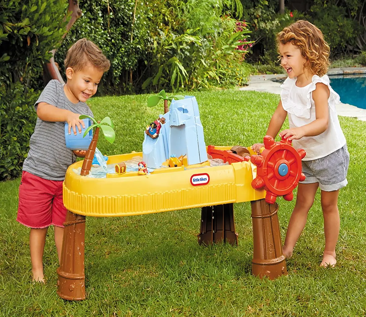 Set de joaca Little Tikes Island Wavemaker Water Table 651359M (Multicolor) - 2
