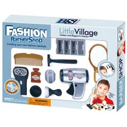 Set de joaca Little Village Barbershop Fashion