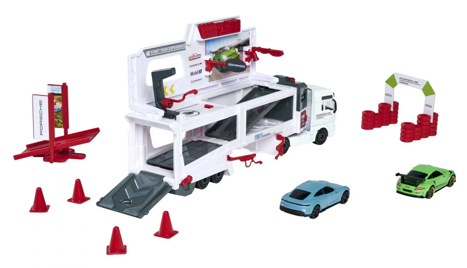 Игровой набор Majorette MAN TGX Truck Porsche Experience 212053304 (White) - 2