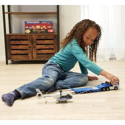 Игровой набор Majorette Volvo Truck+Airbus Police Helicopter (White/Blue) Thumb