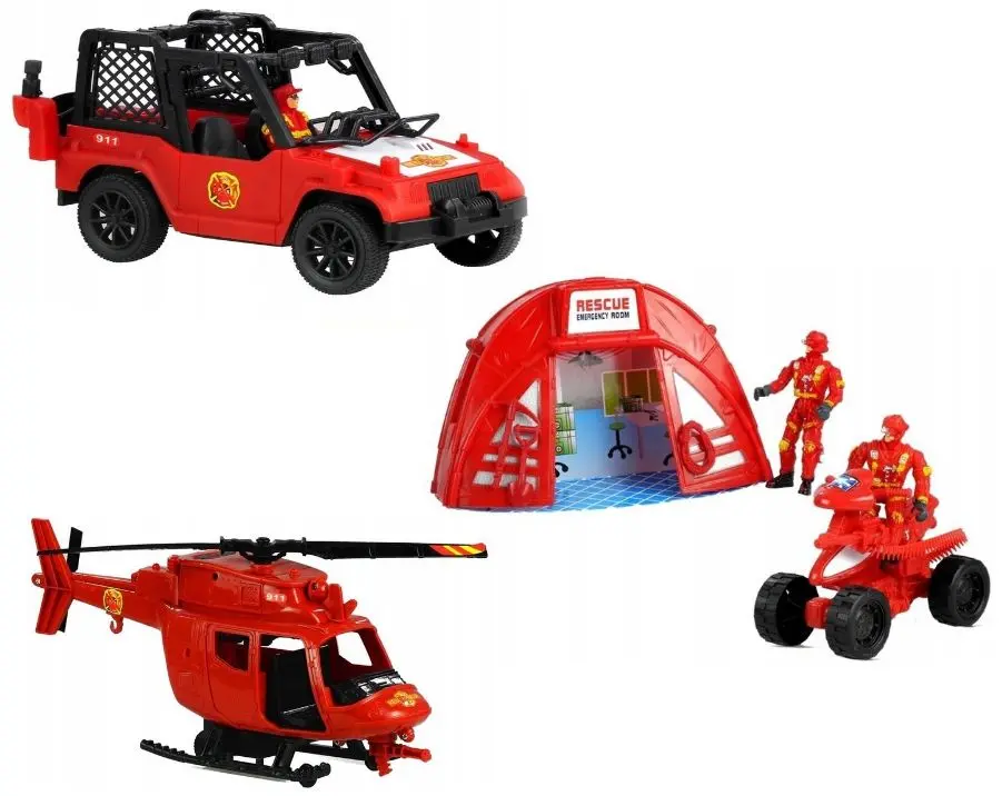 Set de joacă Malipen Firefighters (Red)