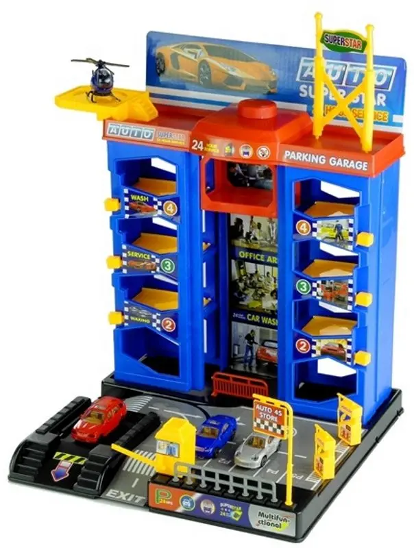 Set de joaca Malipen Parking Garage (Blue)