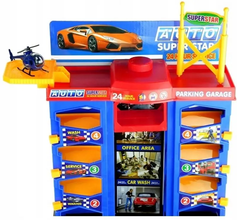 Set de joaca Malipen Parking Garage (Blue)
