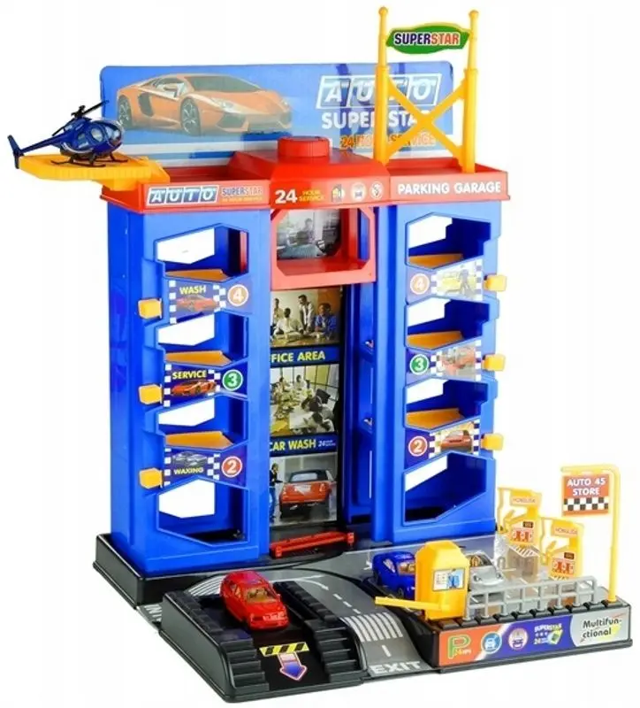Set de joaca Malipen Parking Garage (Blue)