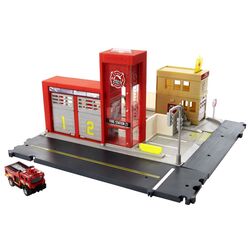 Игровой набор Matchbox Action Drivers Fire Station Rescue (Red/Grey)