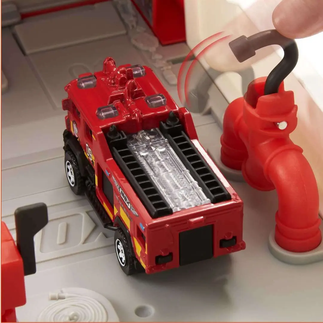 Игровой набор Matchbox Action Drivers Fire Station Rescue (Red/Grey) - 4