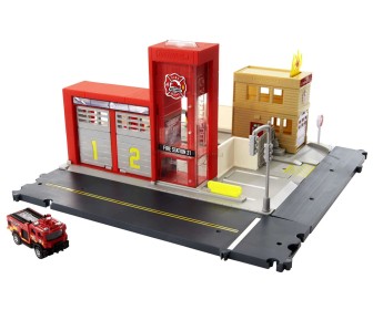 Set de joaca Matchbox Action Drivers Fire Station Rescue (Red/Grey)