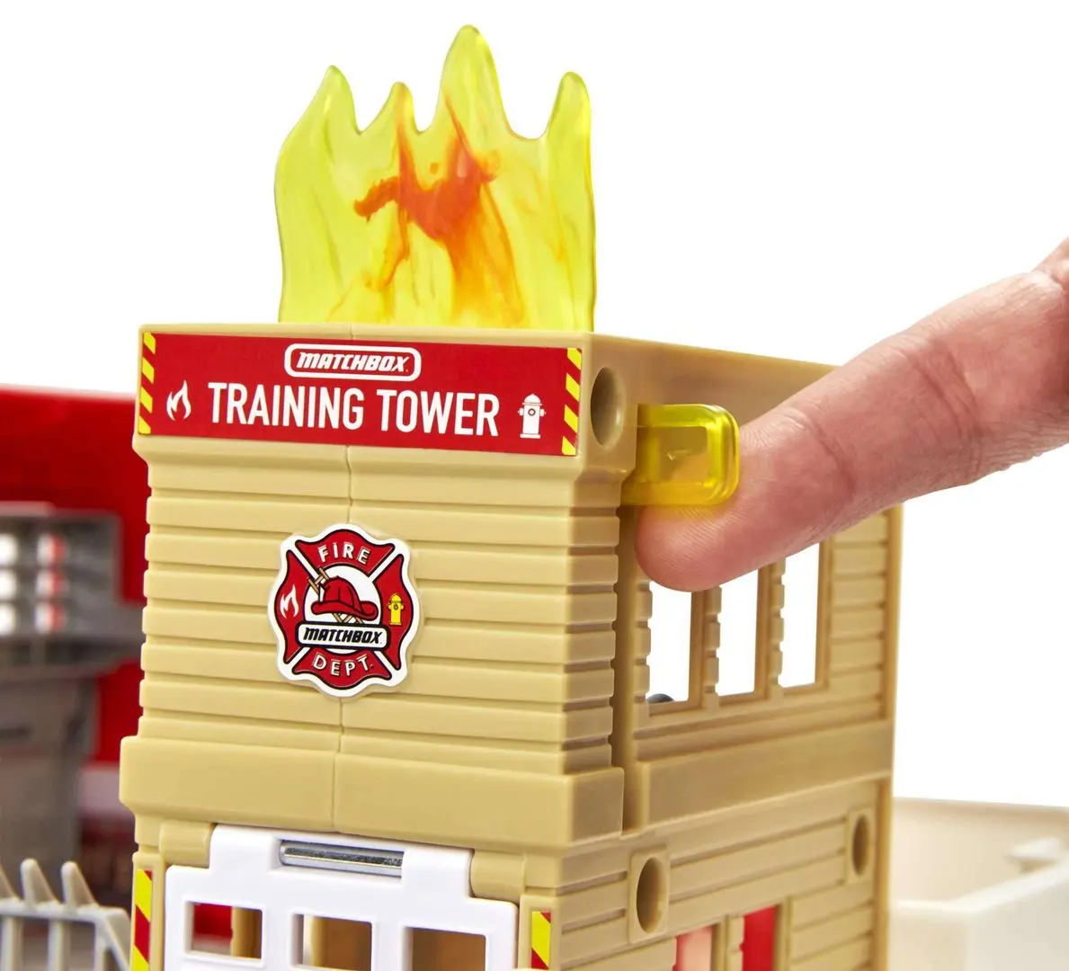 Игровой набор Matchbox Action Drivers Fire Station Rescue (Red/Grey) - 5
