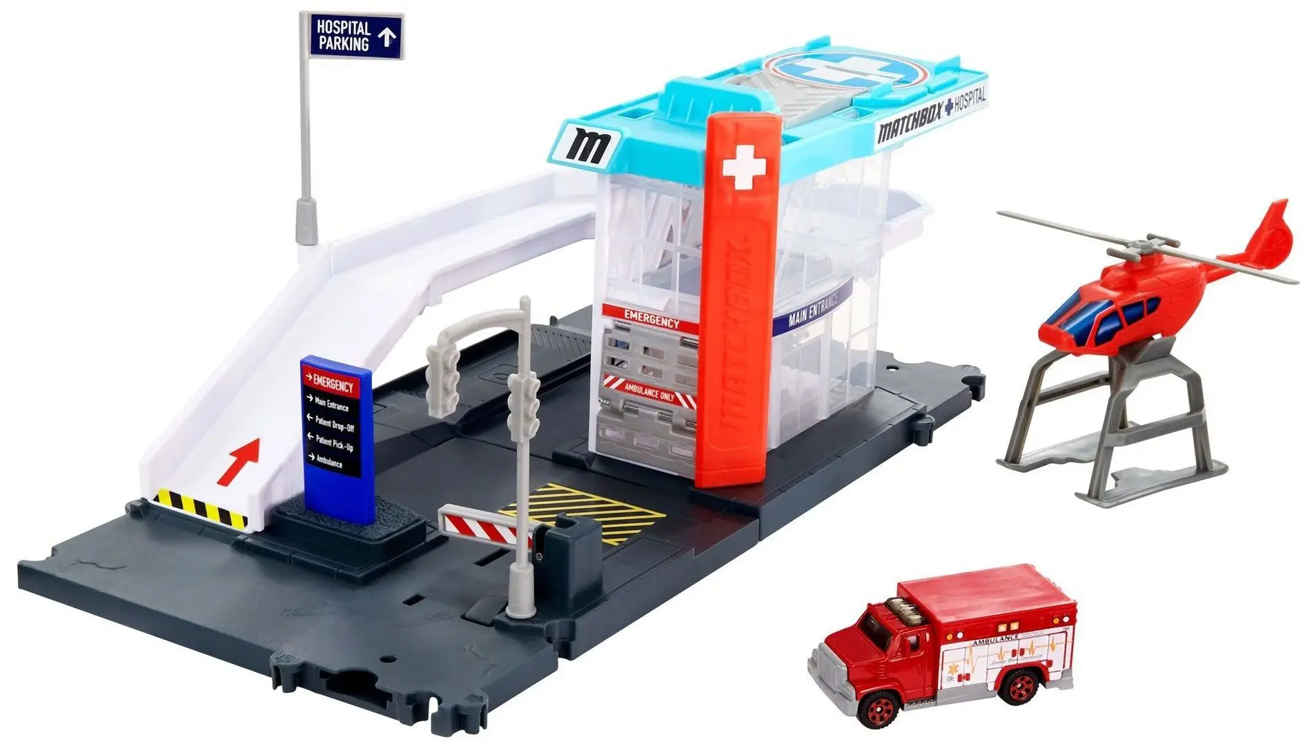 Set de joaca Matchbox Action Drivers Helicopter Rescue