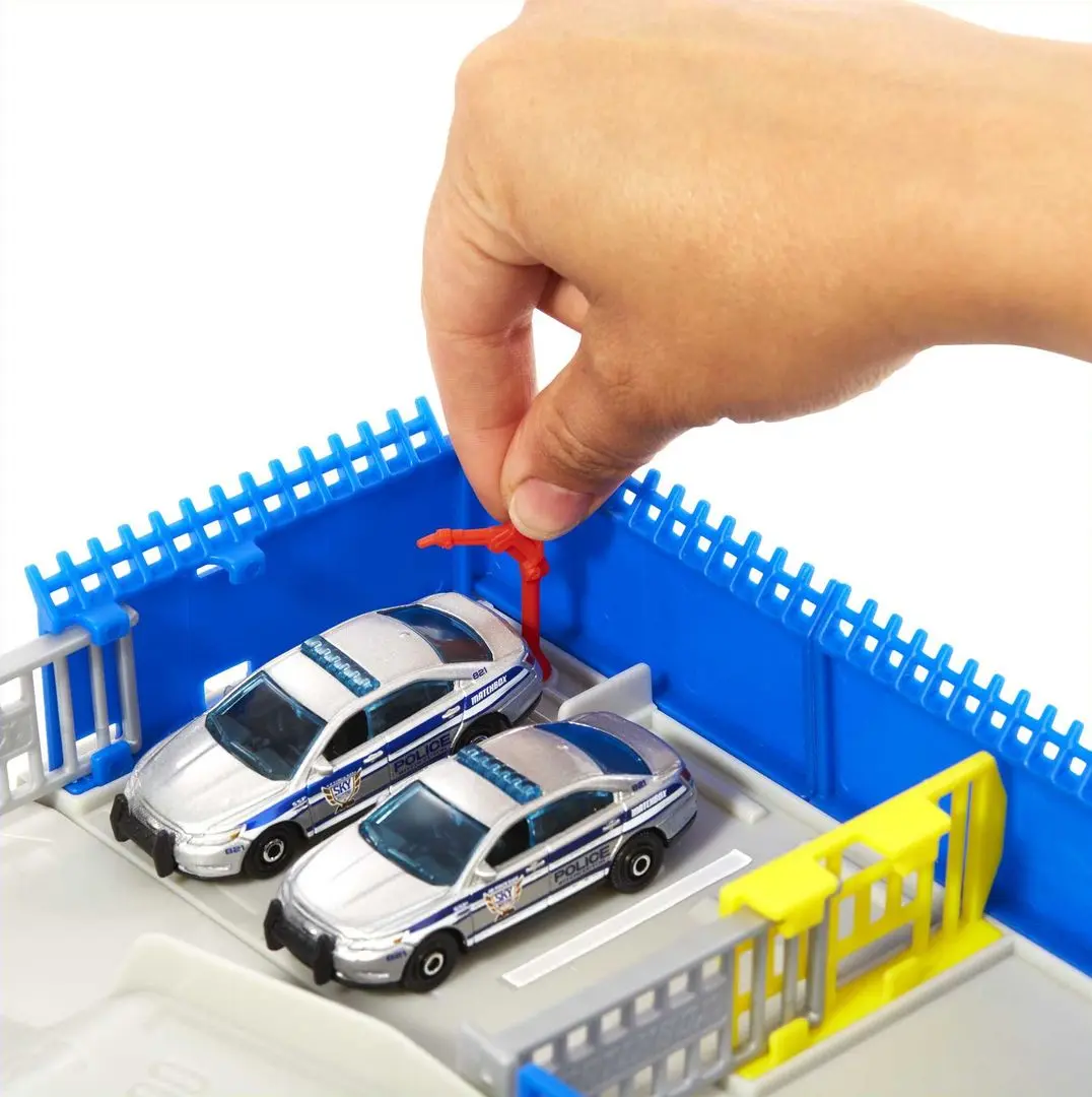 Игровой набор Matchbox Action Drivers Police Station Dispatch (Blue/Grey) - 2
