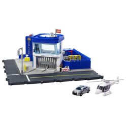 Игровой набор Matchbox Action Drivers Police Station Dispatch (Blue/Grey)