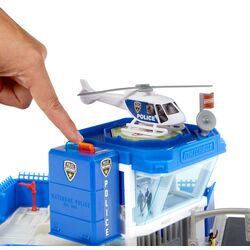 Игровой набор Matchbox Action Drivers Police Station Dispatch (Blue/Grey) Thumb