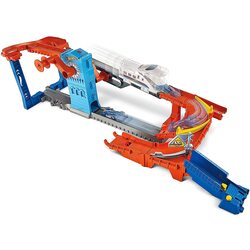 Set de joaca Mattel Hot Wheels City Stunt Train Express GRW38 Thumb
