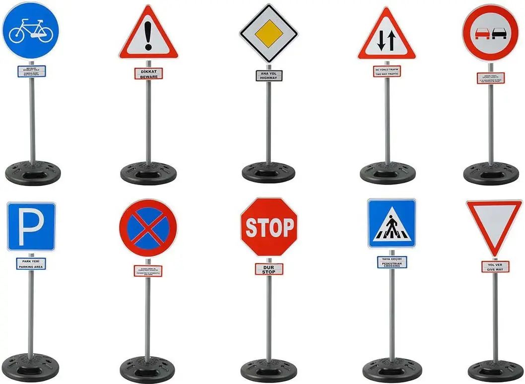 Игровой набор Pilsan Trafic Signs 03415