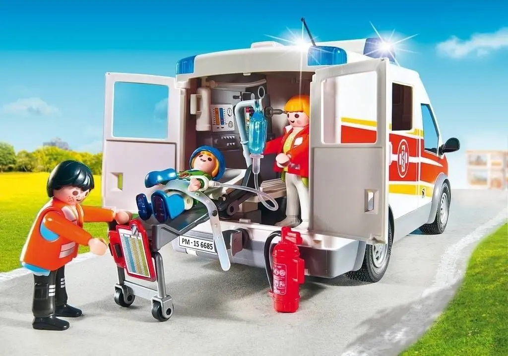 Set de joaca Playmobil Ambulance with Lights and Sound PM6685