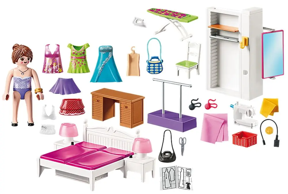 SEt de joaca Playmobil  Bedroom with Sewing Corner PM70208