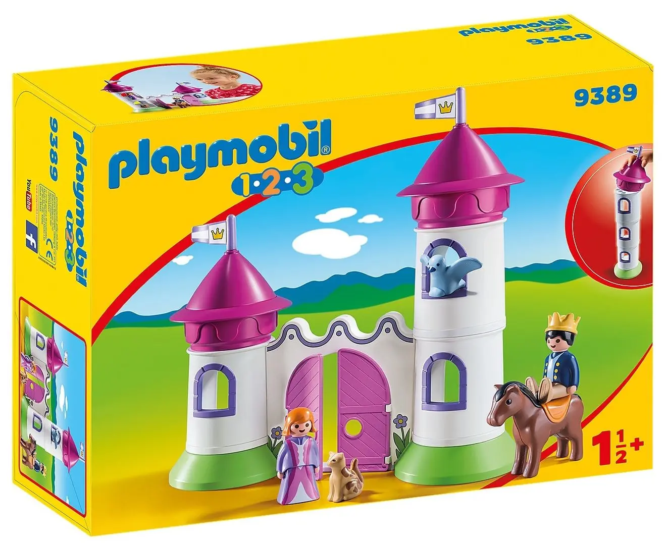 Set de joaca Playmobil Castle with Stackable Towers 1.2.3