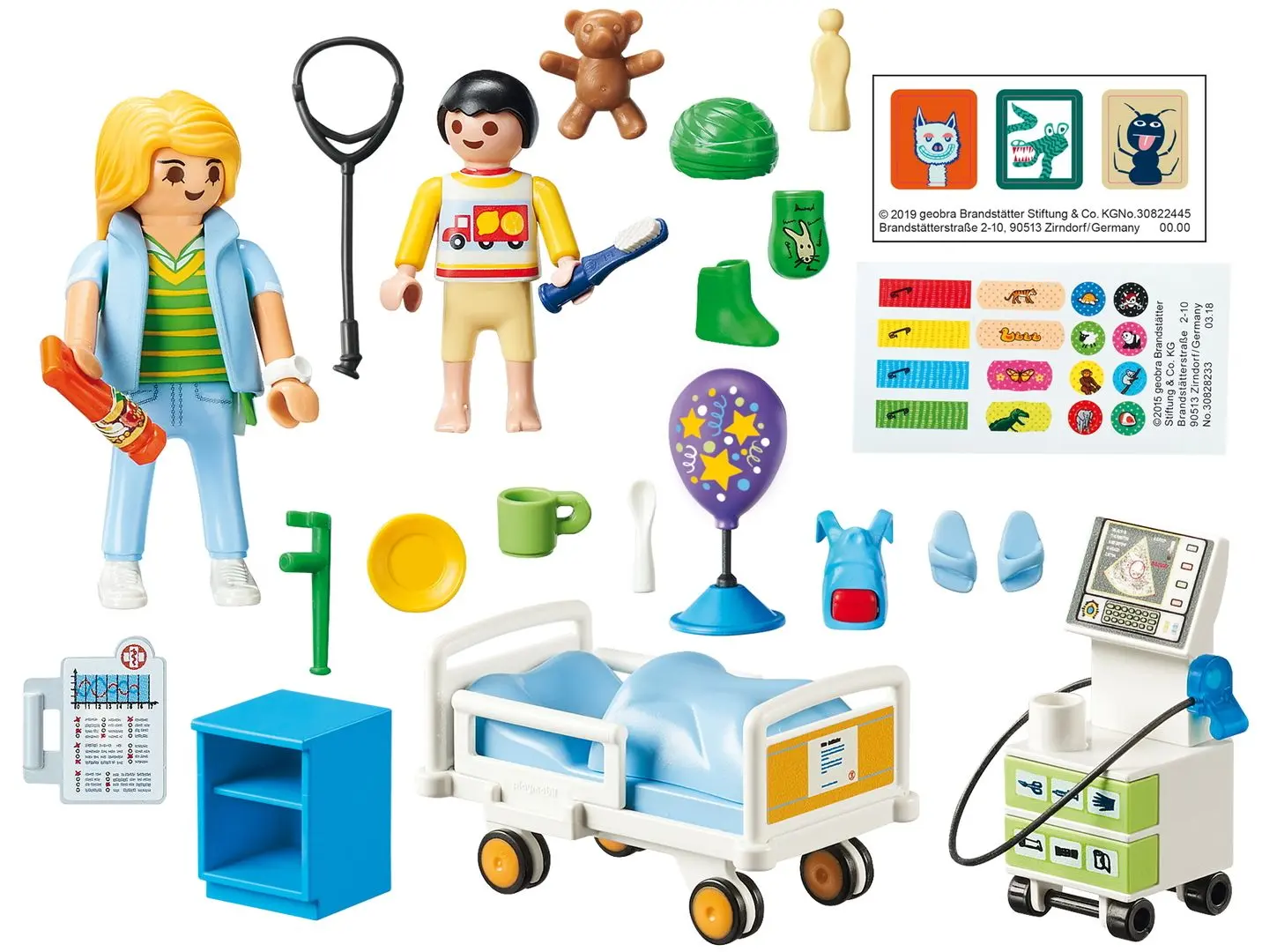 Set de joacă Playmobil Children's Hospital Room 70192