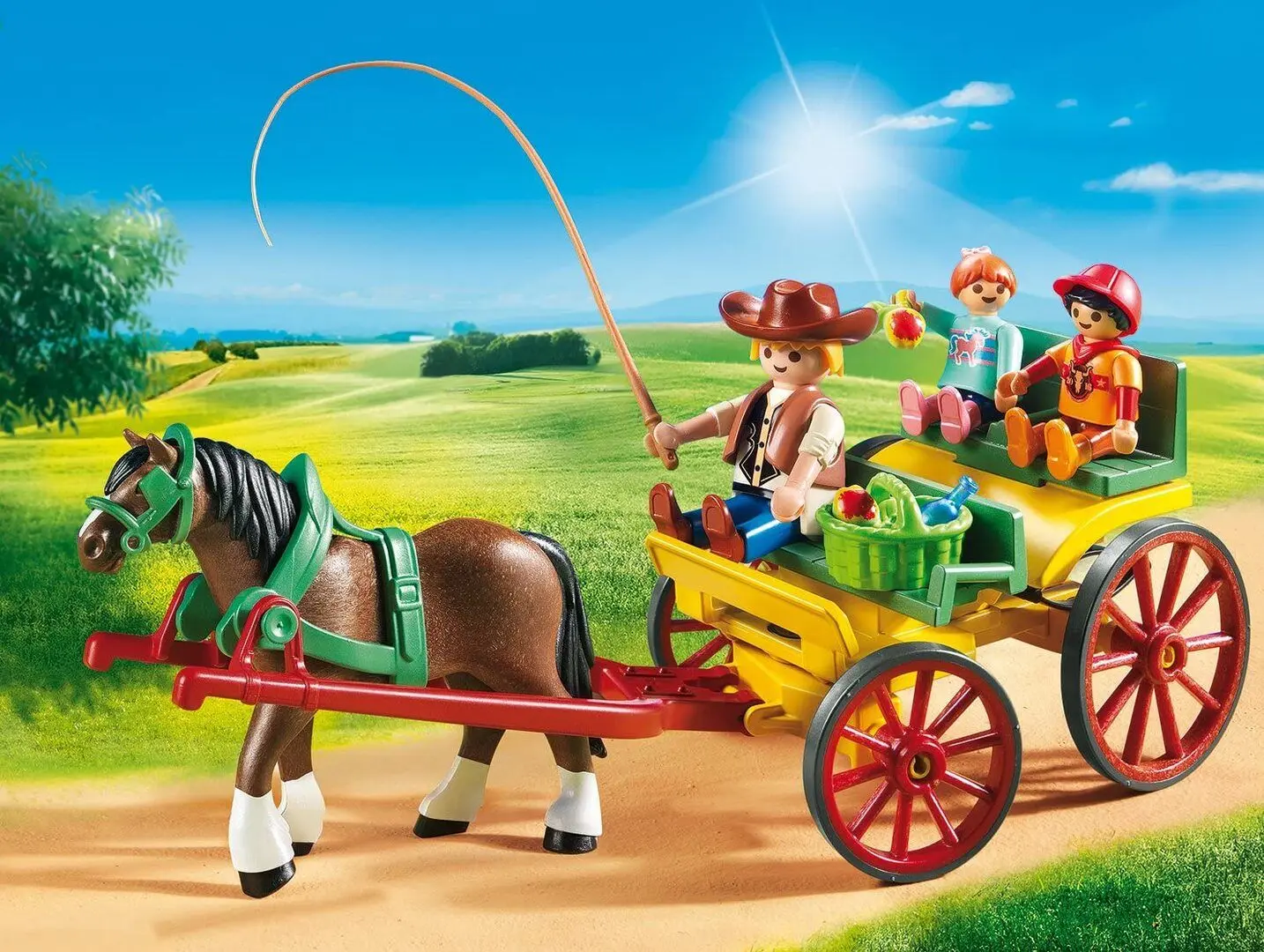 Set de joc Playmobil Country Horse-Drawn Wagon PM6932 - 4