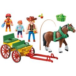 Set de joc Playmobil Country Horse-Drawn Wagon PM6932
