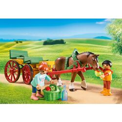 Set de joc Playmobil Country Horse-Drawn Wagon PM6932 Thumb