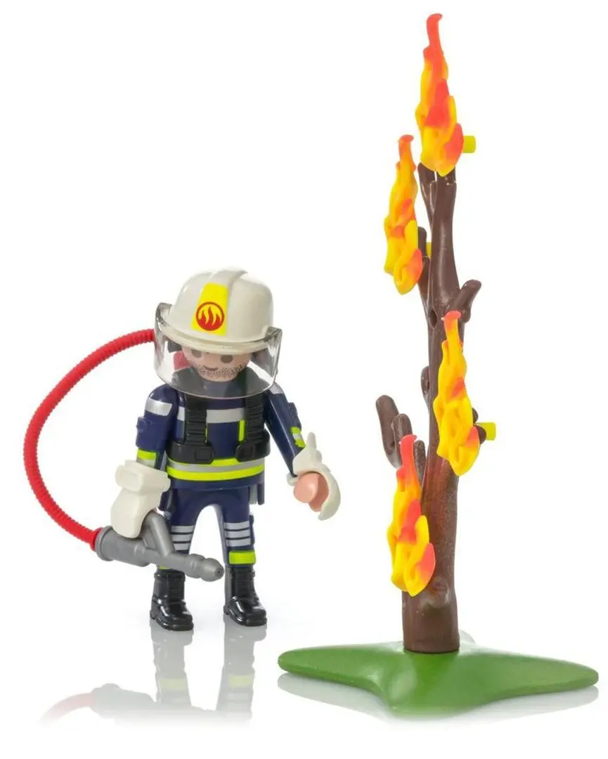 Set de joaca Playmobil Firefighter with Tree