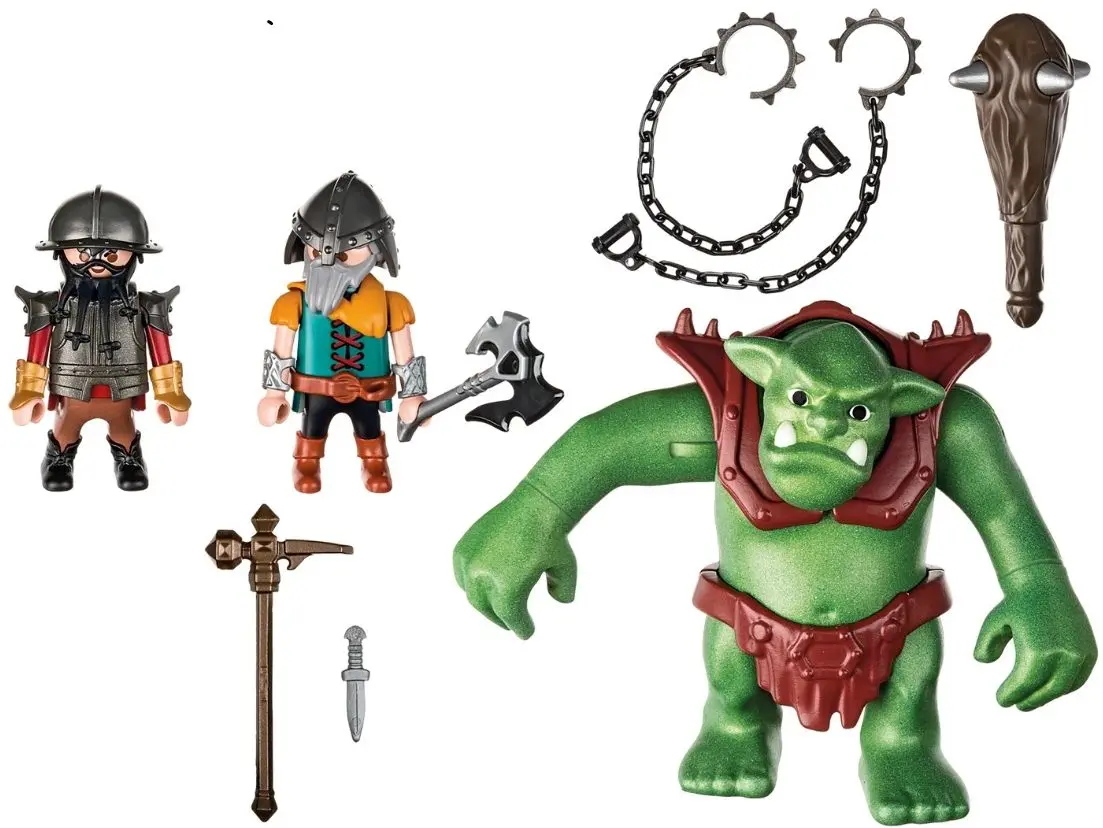 Set de joaca Playmobil Giant Troll with Dwart PM6004